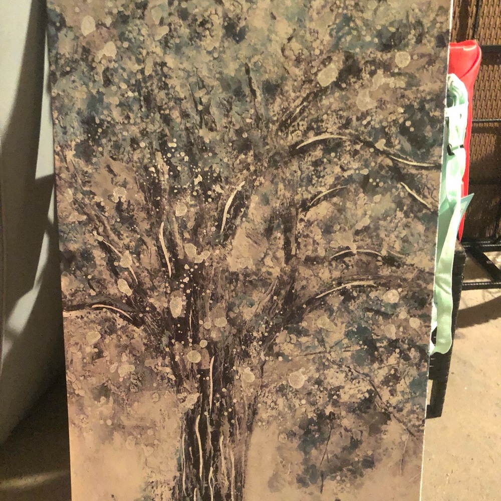 Abstract Tree Canvas Wall Art